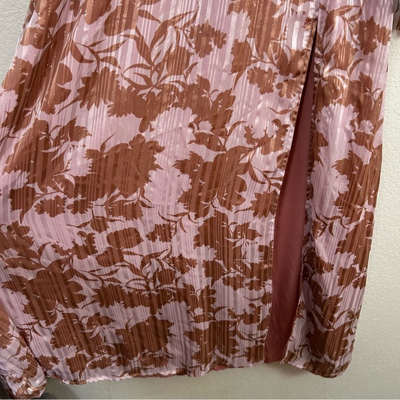 Lulus Exquisite Attention Lilac Floral Print Ruffled Long Sleeve Dress - Picture 6 of 11